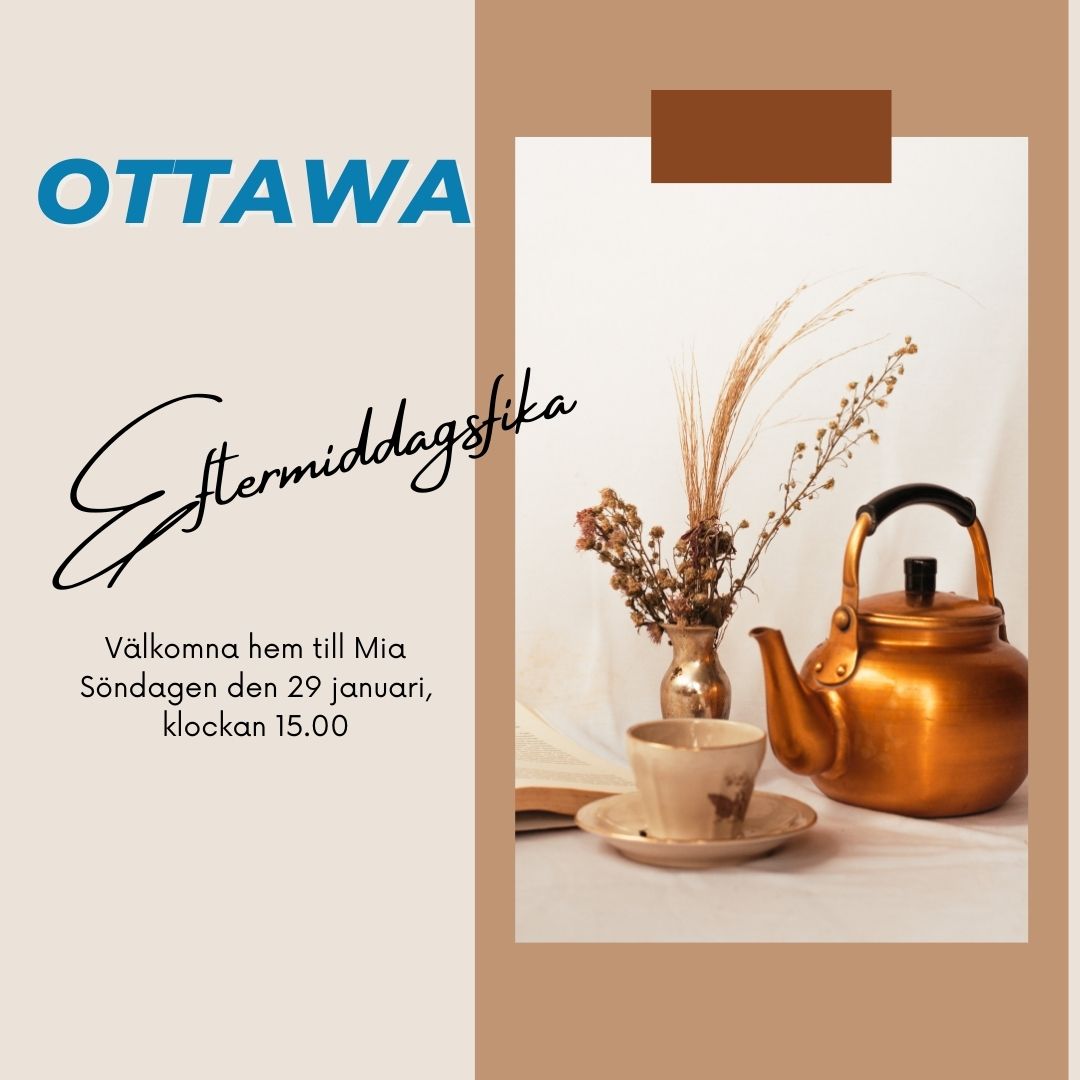 SWEA Ottawa: Eftermiddagsfika hos Mia
